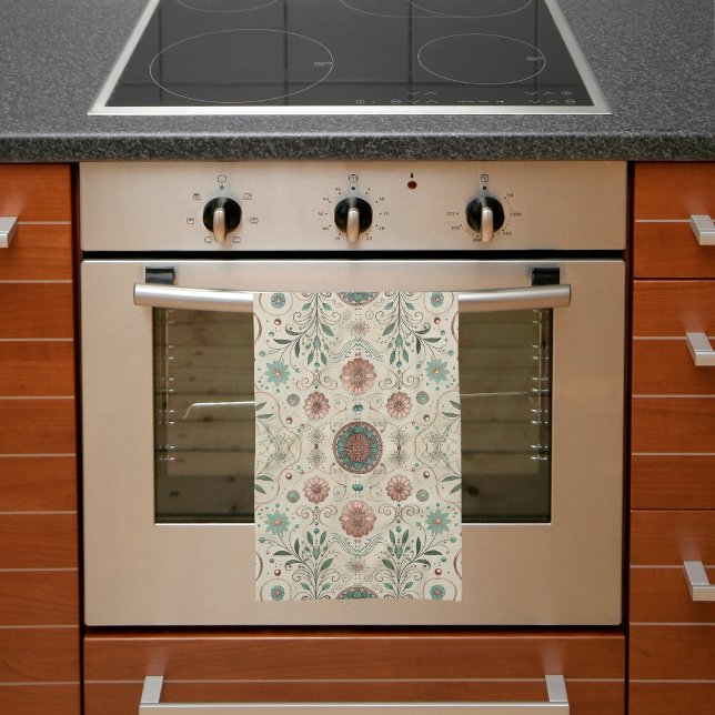 Boho Herb Tea Towel (Creator Uploaded)