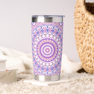 Boho Hippie Funky Groovy Bohemian Kaleidoscope Insulated Tumbler