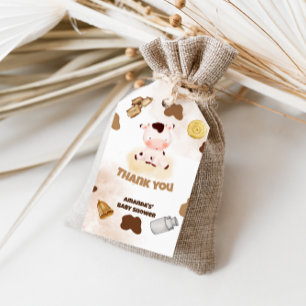Boho Holy Cow Farm Animal Baby Shower Gift Tags