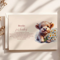 Boho Holy Cow Highland Cow Baby Books for Baby