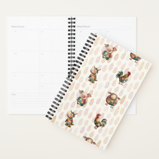 Boho Homestead Happenings Monthly/Weekly Planner (Display)