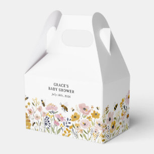 Boho HoneyBee & Wildflower Baby Shower Favour Box