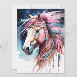 Boho Horse  Card
