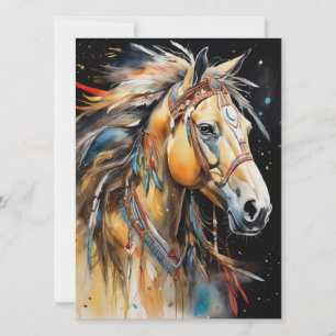 Boho Horse  Card