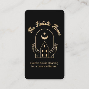 Boho House Hands and Moon  Business Card