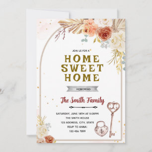 Boho housewarming party Invitation