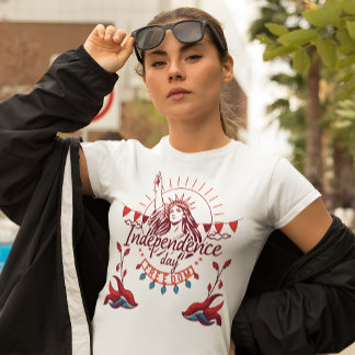 Boho Independence Day Women's T-shirt 4th of July