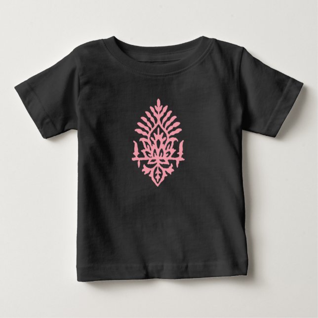 Boho India Block Print Baby T-Shirt (Front)