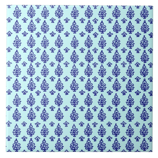 Boho India Block Print Tile (Front)