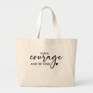 Boho Inspirational Quotes Large Tote Bag