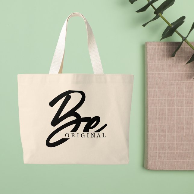 Boho Inspirational Quotes Large Tote Bag (Creator Uploaded)