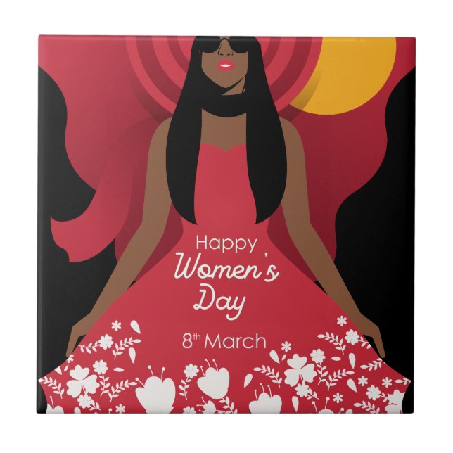boho international womens day tile (Front)