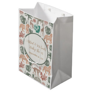 Boho Jungle Safari Baby Shower Medium Gift Bag