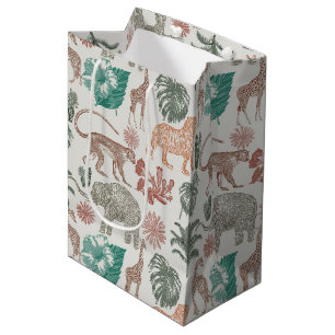 Boho Jungle Safari Medium Gift Bag