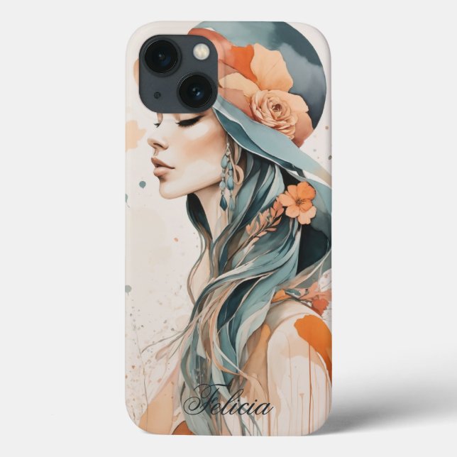 Boho Lady  Case-Mate iPhone Case (Back)