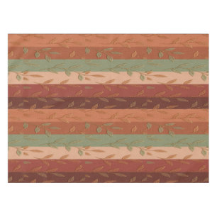 Boho Leaf Pattern Rustic Home Decor  Tablecloth