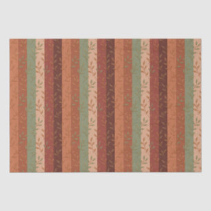 Boho Leaf Pattern Rustic Home Decor Tissue Paper