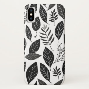 Boho leaves art Case-Mate iPhone case