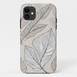 Boho leaves art Case-Mate iPhone case
