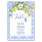 Boho Lemon Blue Mediterranean tile Italian Wedding