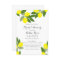 Boho Lemon Bridal Shower Invitations