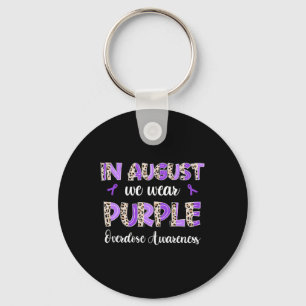 Boho Leopard In August We Wear Purple Overdose Awa Key Ring