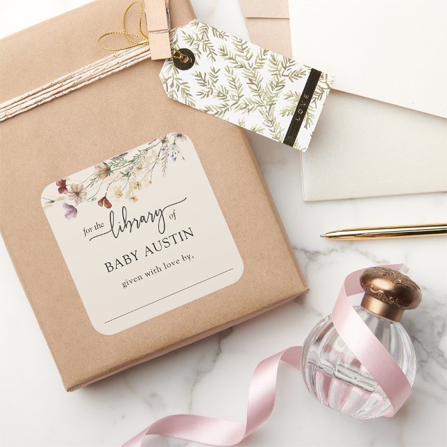 Boho Library Sticker (Boho Library Sticker by Painted Paperie
)