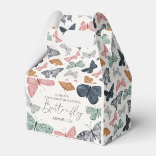 Boho Little Butterfly Baby Shower or Birthday Favour Box