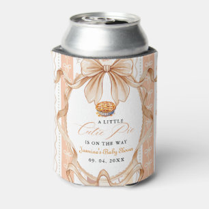 Boho Little Cutie Pie Thanksgiving Baby Shower Can Cooler