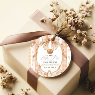 Boho Little Cutie Pie Thanksgiving Baby Shower Favour Tags