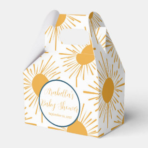 Boho Little Ray of Sun Neutral Baby Shower  Favour Box