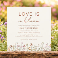 Boho Love is in Bloom Wildflower Bridal Shower