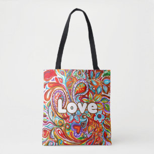 Boho Love Tote Bag