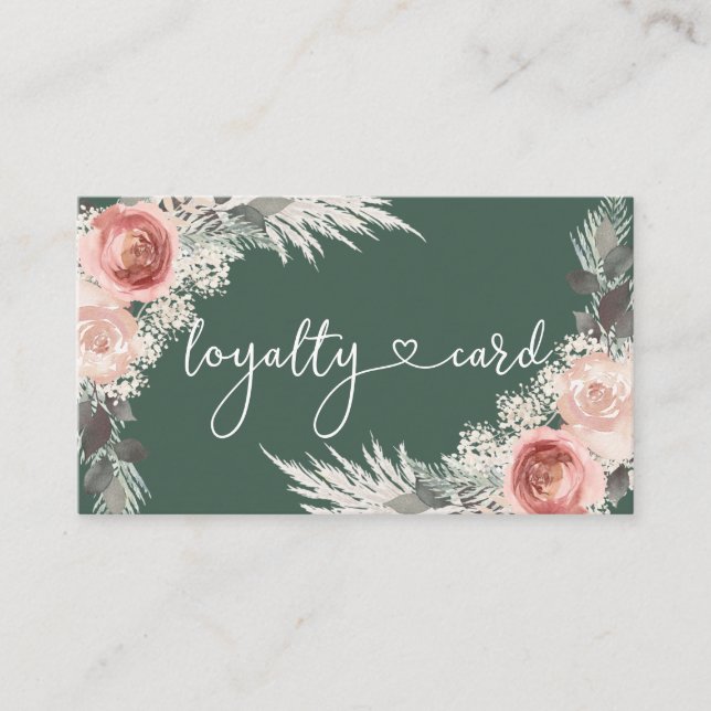 Boho Loyalty Business Card (Front)