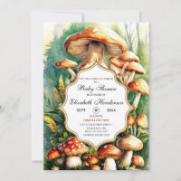 Boho Magical Mushroom Baby Shower