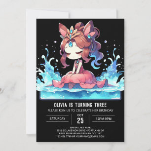 Boho Magical Princess Birthday Invitation