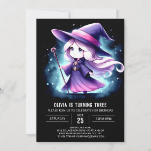 Boho Majestic Wizard Birthday Invitation