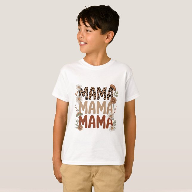 Boho Mama T-Shirt (Front Full)