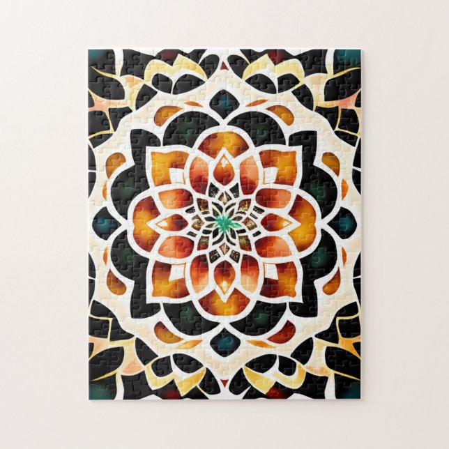 Boho Mandala Jigsaw Puzzle (Vertical)
