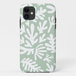 Boho Matisse Botanical Shapes Pattern Green Case-Mate iPhone Case