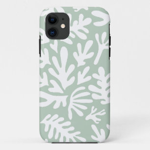 Boho Matisse Botanical Shapes Pattern Green Case-Mate iPhone Case