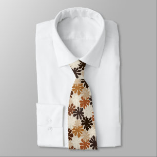 Boho Matisse Flower Pattern Tie