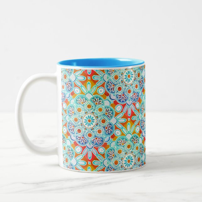 Boho Medallion Mug (Left)