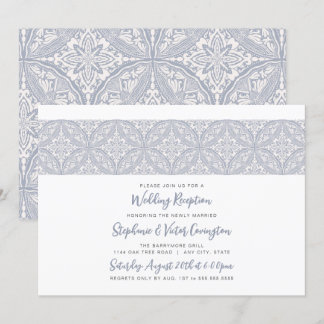 Boho Medallion wedding reception Invitation