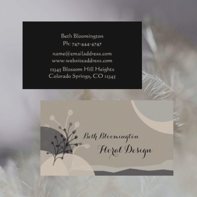 Boho Meditative Healing Arts Business Card (Creator Uploaded)