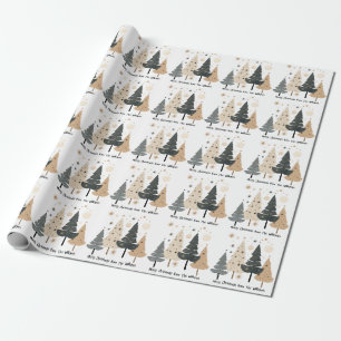 Boho Merry Christmas Wrapping Paper