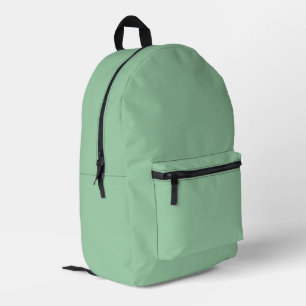 Boho Mint Green School Printed Backpack