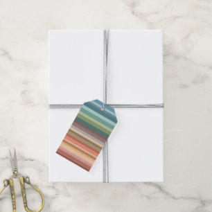 Boho Modern Chic Stripes  Gift Tags