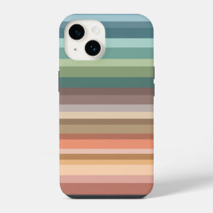 Boho Modern Chic Stripes iPhone 14 Case