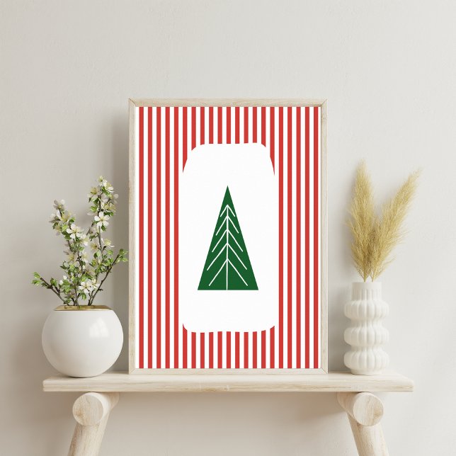Boho Modern Christmas Holiday wall art print (Creator Uploaded)
